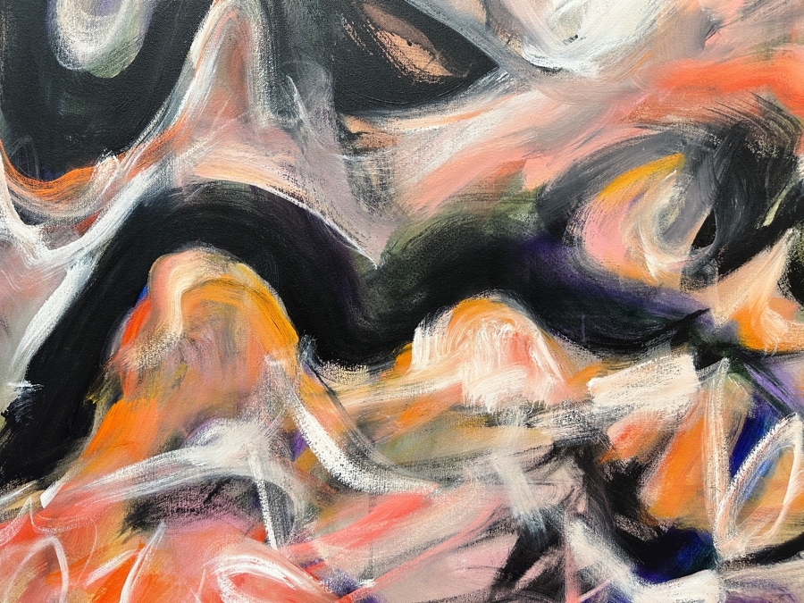 Gerrit Greve (1948-2024, Cardiff by the Sea, CA) Original Acrylic Painting On Canvas Signed Lower Left 48' X 48' Estimate $2,304 - $2,880 [Photo 3]