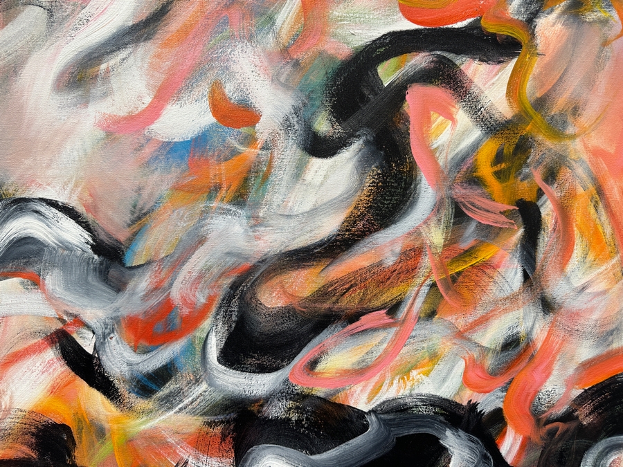 Gerrit Greve (1948-2024, Cardiff by the Sea, CA) Original Acrylic Painting On Canvas Signed Lower Left 48' X 48' Estimate $2,304 - $2,880 [Photo 4]