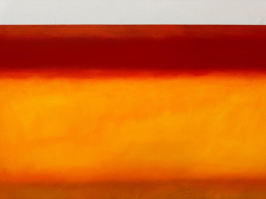Gerrit Greve (1948-2024, Cardiff by the Sea, CA) Original Acrylic Painting On Canvas Titled 'Abstract Color Field In Manner Of Mark Rothko' 2010 Signed Verso 48' X 48' Estimate $2,304 - $2,880 [Photo 5]