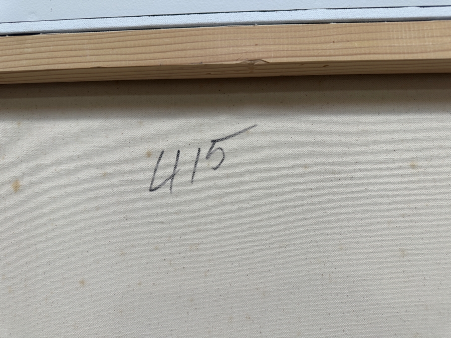 Gerrit Greve (1948-2024, Cardiff by the Sea, CA) Original Acrylic Painting On Canvas Titled 'Abstract Color Field In Manner Of Mark Rothko' 2010 Signed Verso 48' X 48' Estimate $2,304 - $2,880 [Photo 8]