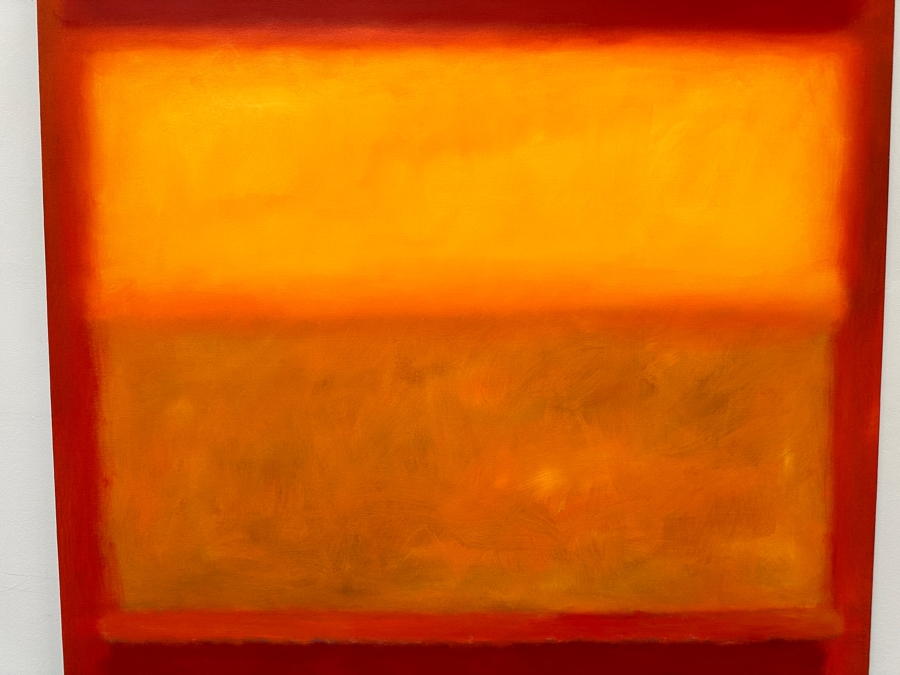 Gerrit Greve (1948-2024, Cardiff by the Sea, CA) Original Acrylic Painting On Canvas Titled 'Abstract Color Field In Manner Of Mark Rothko' 2010 Signed Verso 48' X 48' Estimate $2,304 - $2,880 [Photo 3]