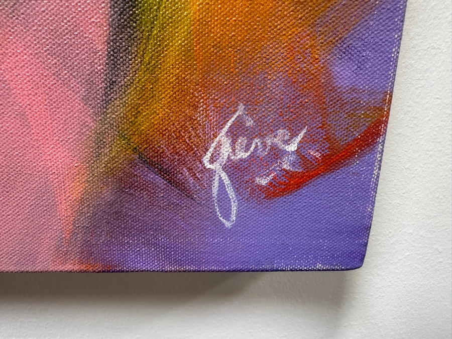 Gerrit Greve (1948-2024, Cardiff by the Sea, CA) Original Acrylic Painting On Canvas 2018 Signed Lower Right 48' X 48' Estimate $2,304 - $2,880 [Photo 6]