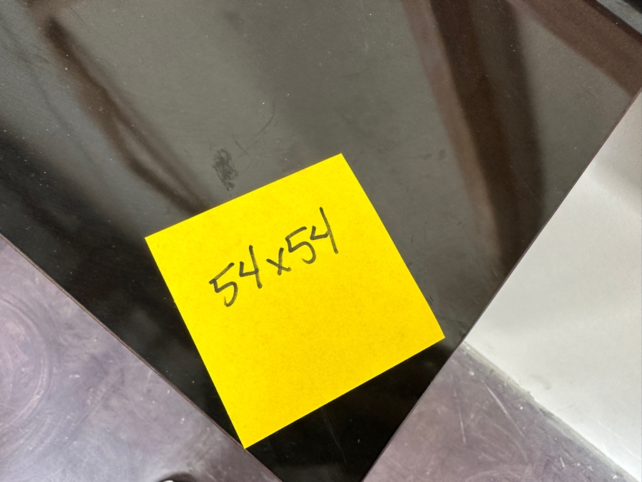 Gerrit Greve (1948-2024, Cardiff by the Sea, CA) Original Acrylic Sand Painting On Canvas Titled 'Temple' 2004 Signed Verso 54' X 54' Estimate $2,916 - $3,645 [Photo 8]