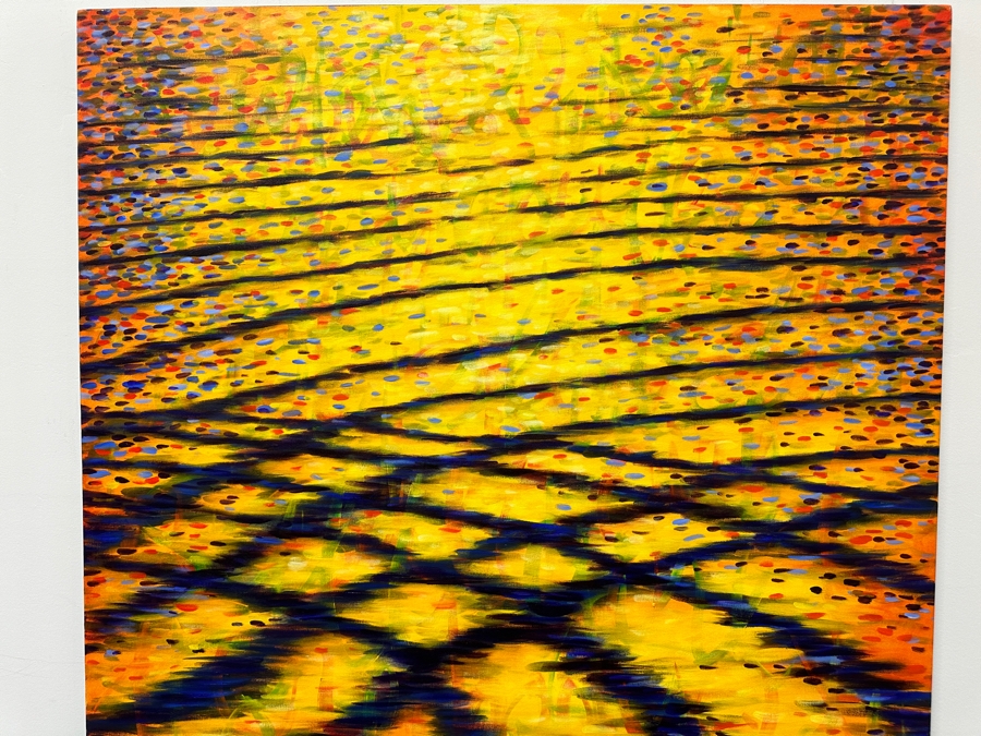 Gerrit Greve (1948-2024, Cardiff by the Sea, CA) Original Acrylic Painting On Canvas Titled 'Always' 2019 Signed Lower Left And Verso 48' X 60' Estimate $2,880 - $3,600 [Photo 5]