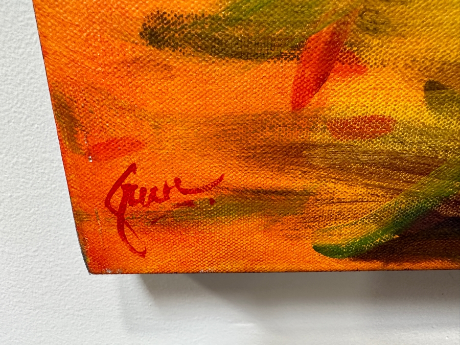 Gerrit Greve (1948-2024, Cardiff by the Sea, CA) Original Acrylic Painting On Canvas Titled 'Always' 2019 Signed Lower Left And Verso 48' X 60' Estimate $2,880 - $3,600 [Photo 6]