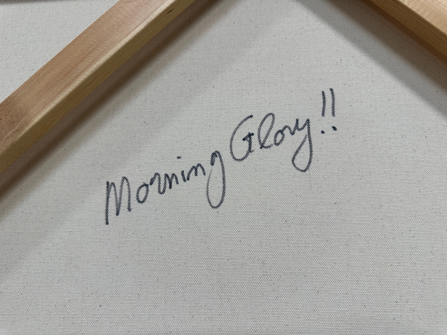 Gerrit Greve (1948-2024, Cardiff by the Sea, CA) Original Acrylic Painting On Canvas Titled 'Morning Glory!!' 2019 Signed Verso 48' X 60' Estimate $2,880 - $3,600 [Photo 7]