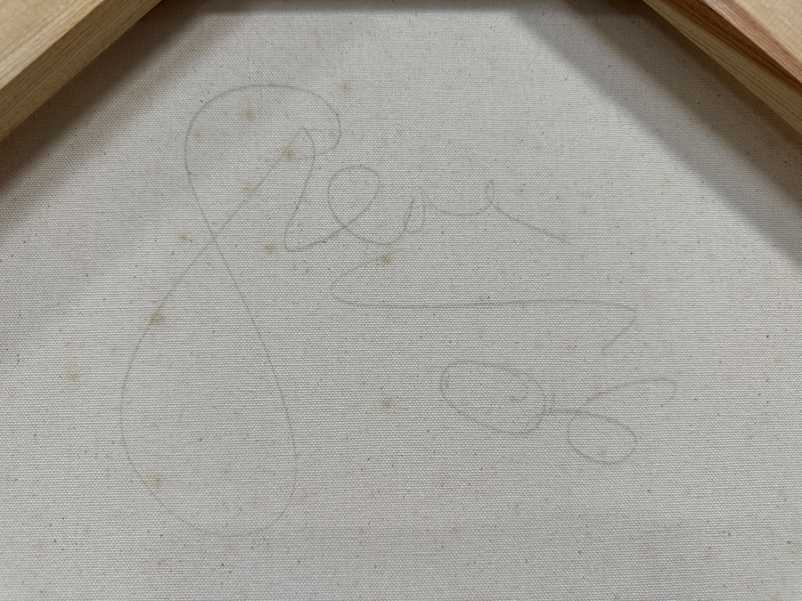 Gerrit Greve (1948-2024, Cardiff by the Sea, CA) Original Acrylic Painting On Canvas Titled 'Abstract Color Field In Manner Of Mark Rothko' 2006 Signed Verso 48' X 60' Estimate $2,880 - $3,600 [Photo 7]