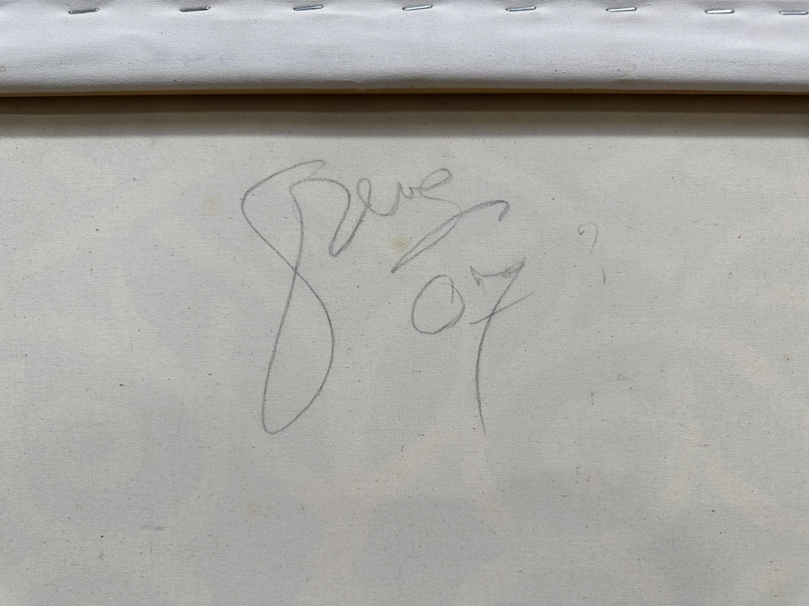 Gerrit Greve (1948-2024, Cardiff by the Sea, CA) Original Acrylic Painting On Canvas 2007 Signed Verso 24' X 36' Estimate $864 - $1,080 [Photo 7]