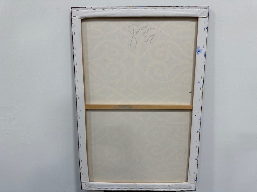 Gerrit Greve (1948-2024, Cardiff by the Sea, CA) Original Acrylic Painting On Canvas 2007 Signed Verso 24' X 36' Estimate $864 - $1,080 [Photo 6]