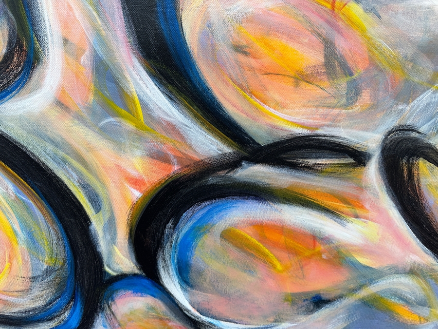 Gerrit Greve (1948-2024, Cardiff by the Sea, CA) Original Acrylic Painting On Canvas Signed Verso 36' X 24' Estimate $864 - $1,080 [Photo 5]