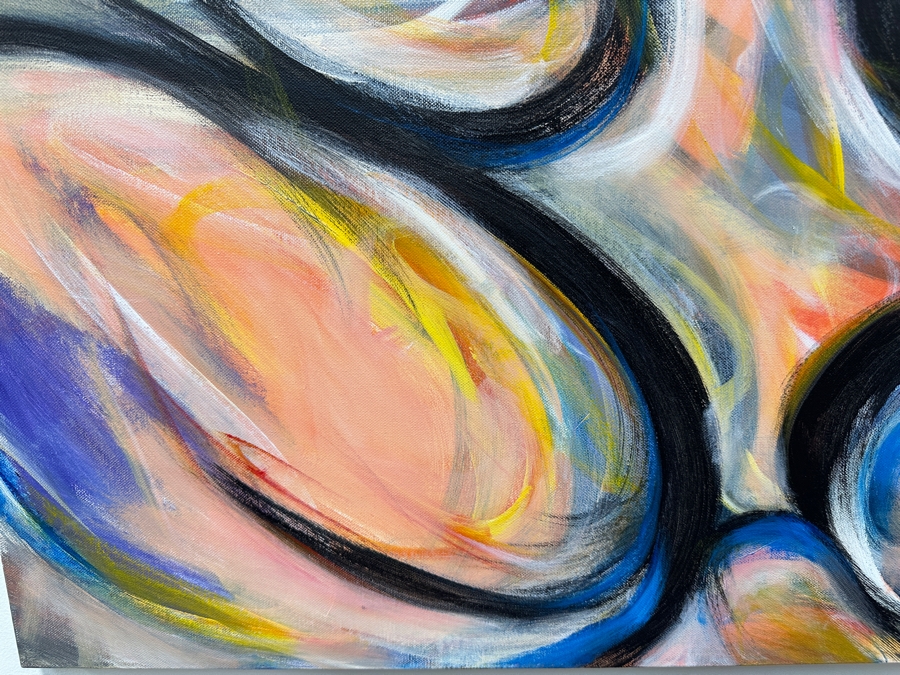 Gerrit Greve (1948-2024, Cardiff by the Sea, CA) Original Acrylic Painting On Canvas Signed Verso 36' X 24' Estimate $864 - $1,080 [Photo 4]