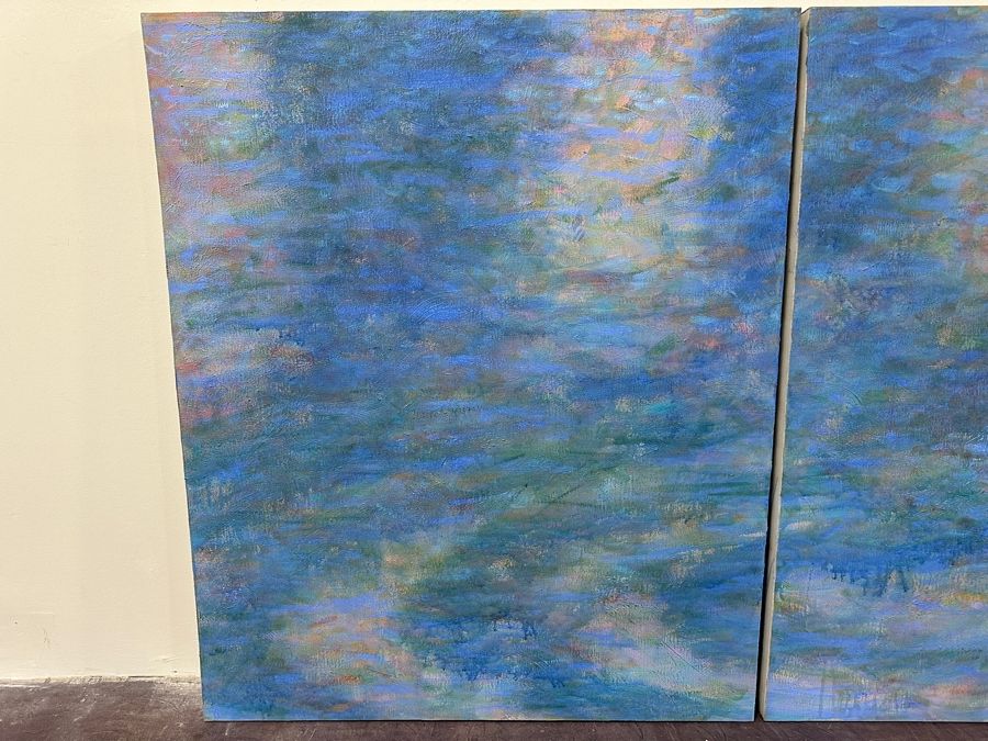 Gerrit Greve (1948-2024, Cardiff by the Sea, CA) Original Acrylic Painting On Canvas Signed Lower Right 80' X 48' Estimate $3,840 - $4,800 [Photo 3]