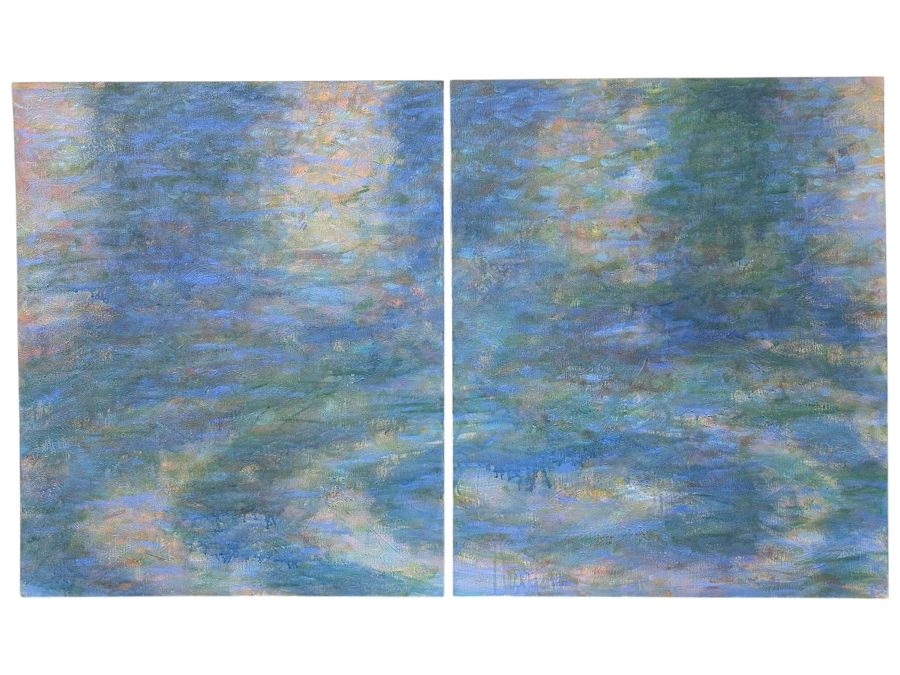 Gerrit Greve (1948-2024, Cardiff by the Sea, CA) Original Acrylic Painting On Canvas Signed Lower Right 80' X 48' Estimate $3,840 - $4,800