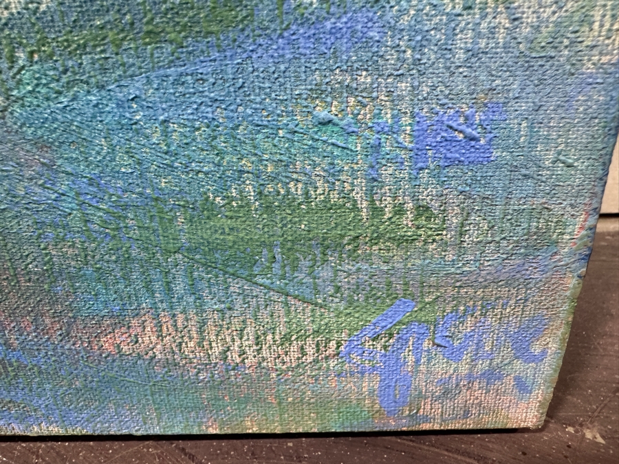 Gerrit Greve (1948-2024, Cardiff by the Sea, CA) Original Acrylic Painting On Canvas Signed Lower Right 80' X 48' Estimate $3,840 - $4,800 [Photo 6]