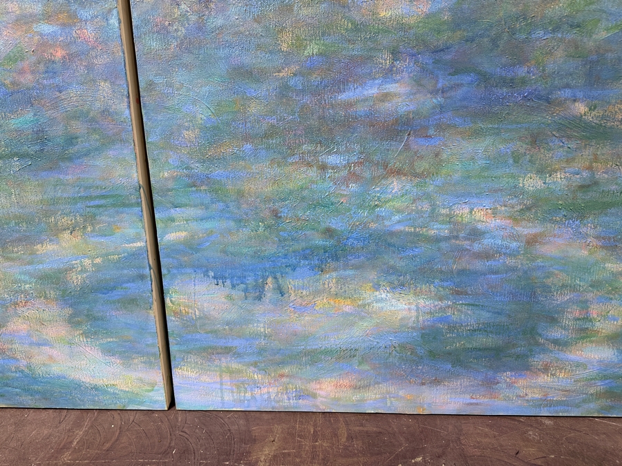 Gerrit Greve (1948-2024, Cardiff by the Sea, CA) Original Acrylic Painting On Canvas Signed Lower Right 80' X 48' Estimate $3,840 - $4,800 [Photo 5]