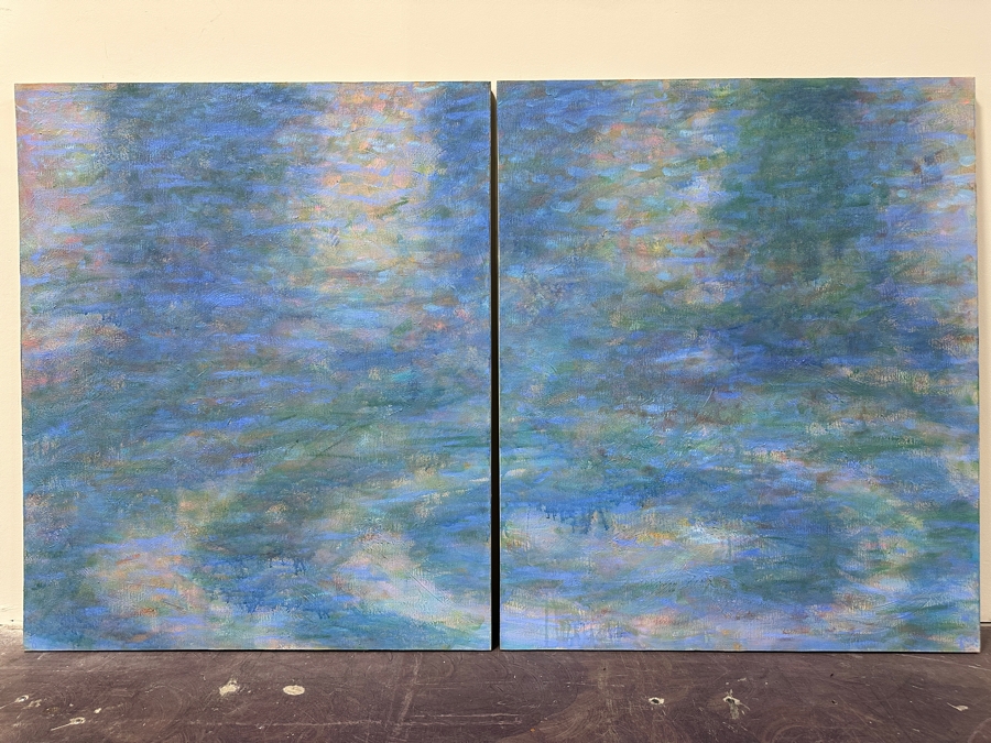 Gerrit Greve (1948-2024, Cardiff by the Sea, CA) Original Acrylic Painting On Canvas Signed Lower Right 80' X 48' Estimate $3,840 - $4,800 [Photo 2]