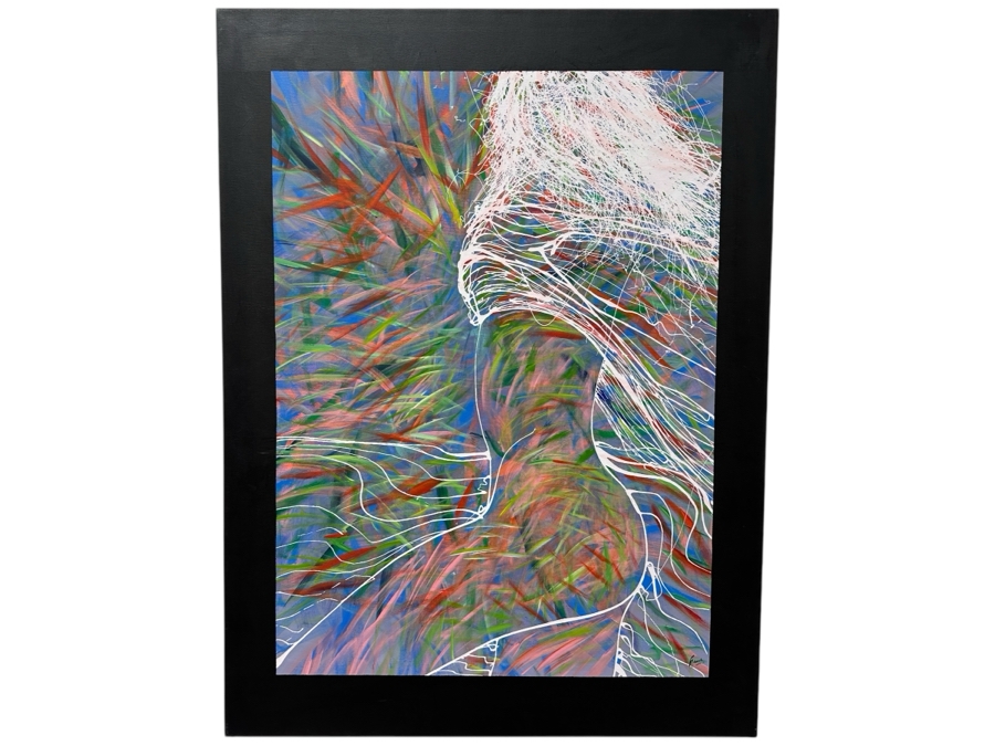 Gerrit Greve (1948-2024, Cardiff by the Sea, CA) Original Acrylic Mixed Media Painting On Canvas Signed Lower Right 36' X 48' Estimate $1,728 - $2,160