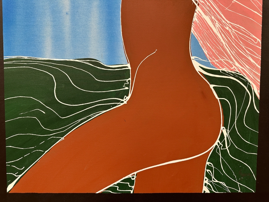 Gerrit Greve (1948-2024, Cardiff by the Sea, CA) Original Acrylic Painting On Canvas Signed Lower Right 36' X 48' Estimate $1,728 - $2,160 [Photo 4]