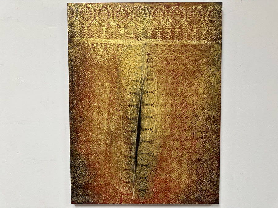 Gerrit Greve (1948-2024, Cardiff by the Sea, CA) Original Acrylic Painting On Canvas Signed Verso 36' X 48' Estimate $1,728 - $2,160 [Photo 2]