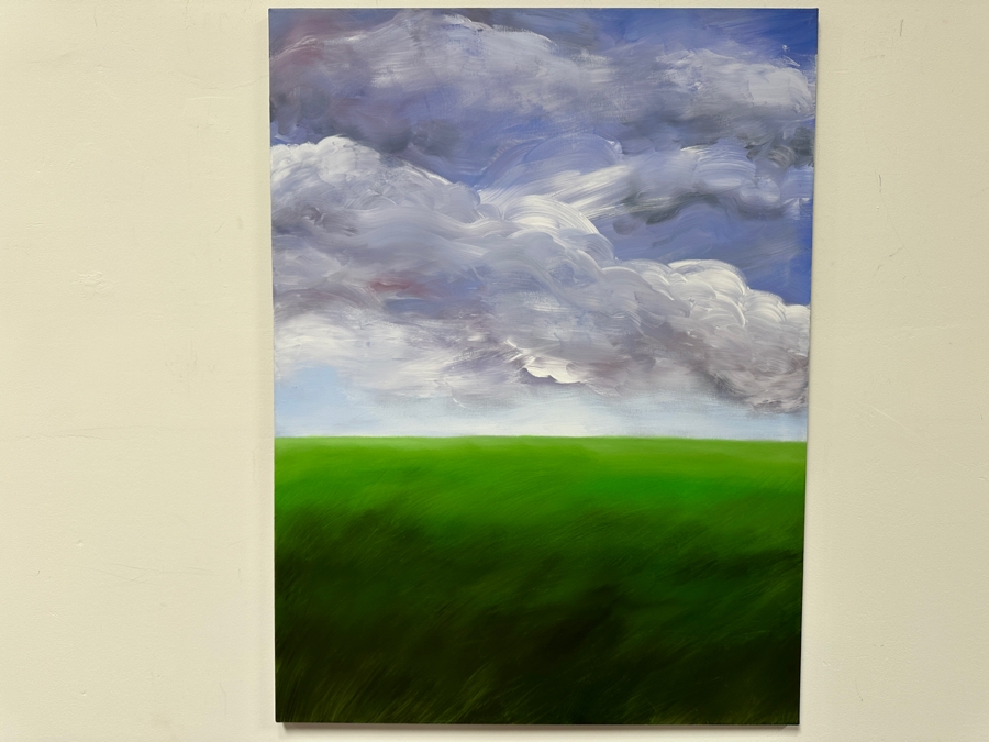 Gerrit Greve (1948-2024, Cardiff by the Sea, CA) Original Acrylic Painting On Canvas 1996 Signed Verso 36' X 48' Estimate $1,728 - $2,160 [Photo 2]