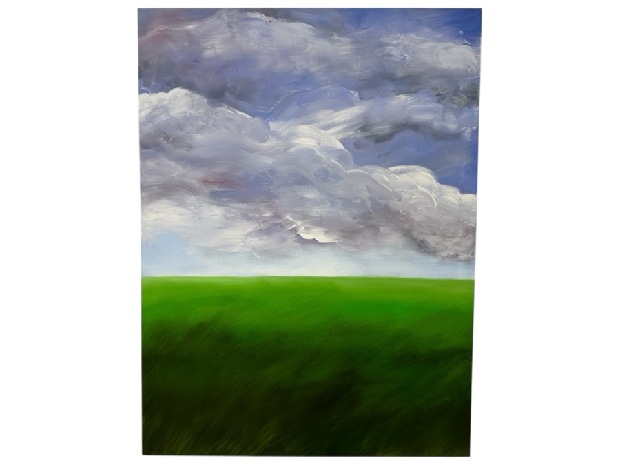 Gerrit Greve (1948-2024, Cardiff by the Sea, CA) Original Acrylic Painting On Canvas 1996 Signed Verso 36' X 48' Estimate $1,728 - $2,160