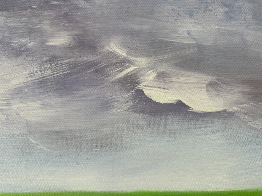 Gerrit Greve (1948-2024, Cardiff by the Sea, CA) Original Acrylic Painting On Canvas 1996 Signed Verso 36' X 48' Estimate $1,728 - $2,160 [Photo 6]