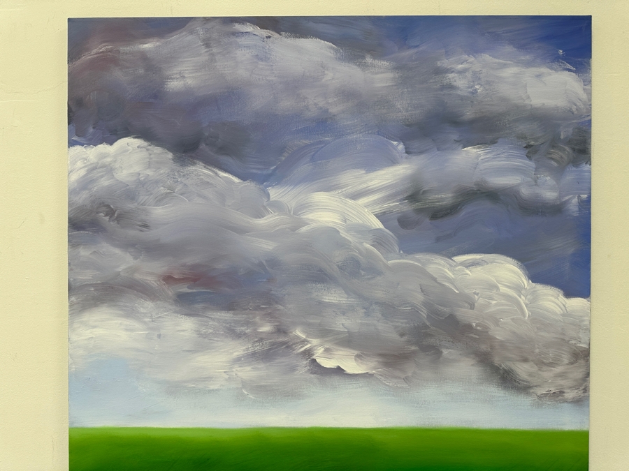 Gerrit Greve (1948-2024, Cardiff by the Sea, CA) Original Acrylic Painting On Canvas 1996 Signed Verso 36' X 48' Estimate $1,728 - $2,160 [Photo 5]