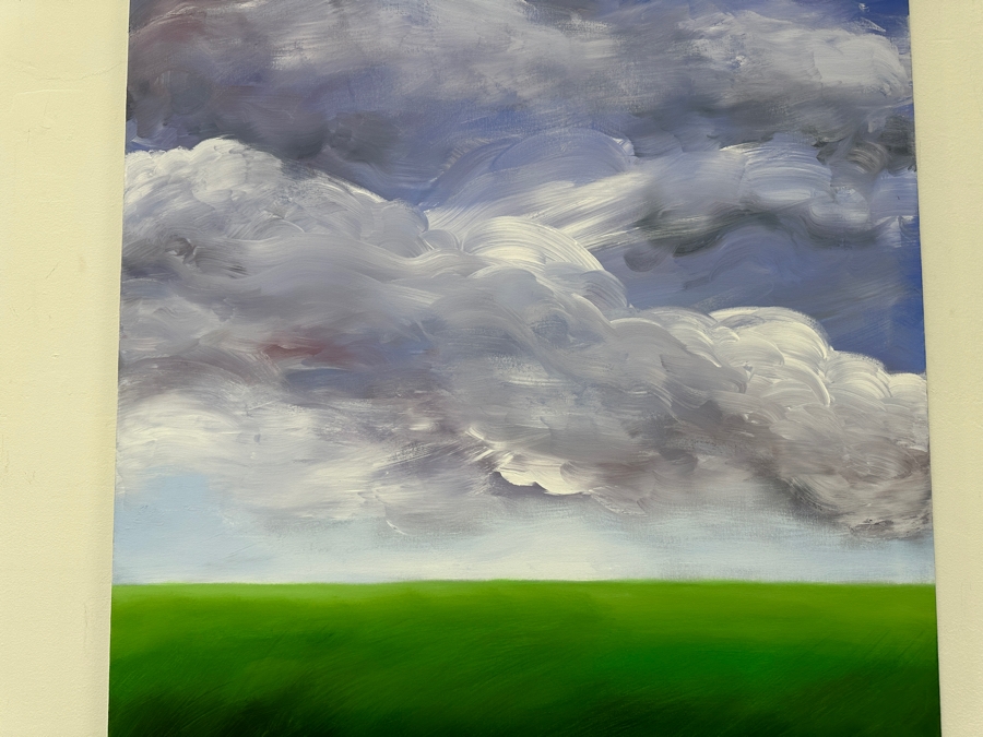 Gerrit Greve (1948-2024, Cardiff by the Sea, CA) Original Acrylic Painting On Canvas 1996 Signed Verso 36' X 48' Estimate $1,728 - $2,160 [Photo 4]