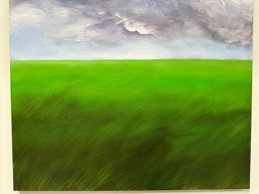 Gerrit Greve (1948-2024, Cardiff by the Sea, CA) Original Acrylic Painting On Canvas 1996 Signed Verso 36' X 48' Estimate $1,728 - $2,160 [Photo 3]