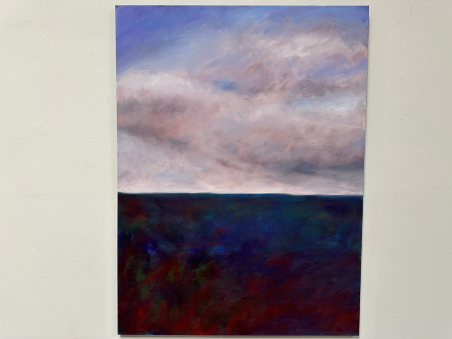 Gerrit Greve (1948-2024, Cardiff by the Sea, CA) Original Acrylic Painting On Canvas 1996 Signed Verso 36' X 48' Estimate $1,728 - $2,160 [Photo 5]