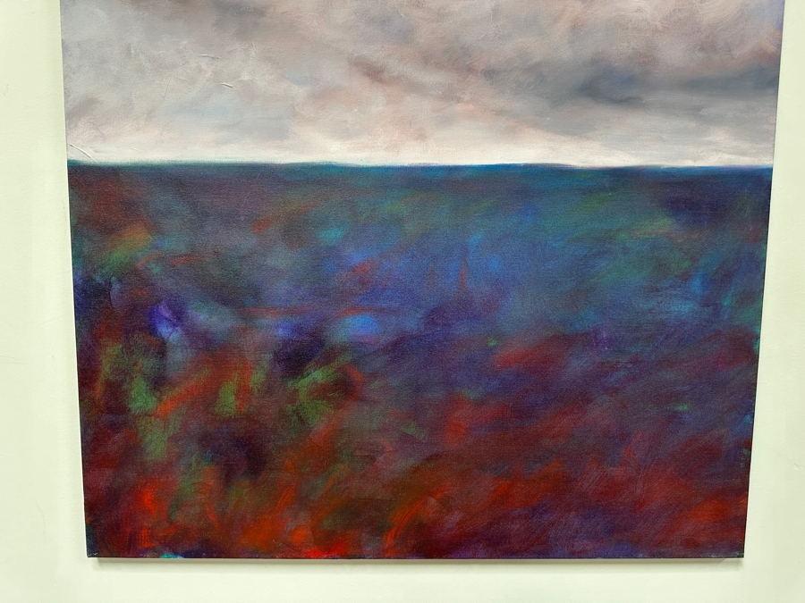 Gerrit Greve (1948-2024, Cardiff by the Sea, CA) Original Acrylic Painting On Canvas 1996 Signed Verso 36' X 48' Estimate $1,728 - $2,160 [Photo 3]