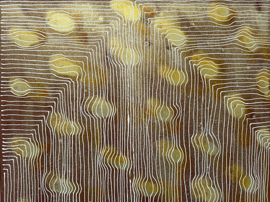 Gerrit Greve (1948-2024, Cardiff by the Sea, CA) Original Acrylic Painting On Canvas Titled 'Dreaming #78' 2006 Signed Verso 36' X 48' Estimate $1,728 - $2,160 [Photo 3]