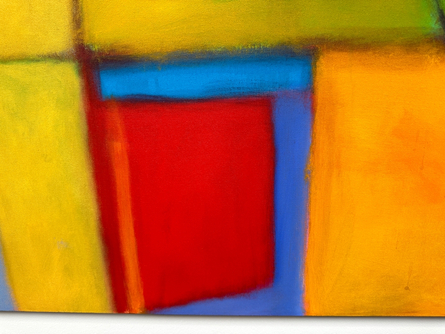 Gerrit Greve (1948-2024, Cardiff by the Sea, CA) Original Acrylic Painting On Canvas Signed Verso 36' X 48' Estimate $1,728 - $2,160 [Photo 4]