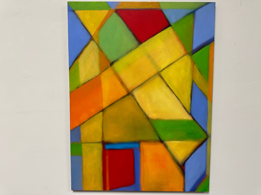 Gerrit Greve (1948-2024, Cardiff by the Sea, CA) Original Acrylic Painting On Canvas Signed Verso 36' X 48' Estimate $1,728 - $2,160 [Photo 2]