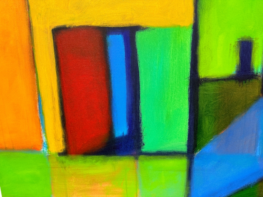 Gerrit Greve (1948-2024, Cardiff by the Sea, CA) Original Acrylic Painting On Canvas Signed Verso 36' X 48' Estimate $1,728 - $2,160 [Photo 5]