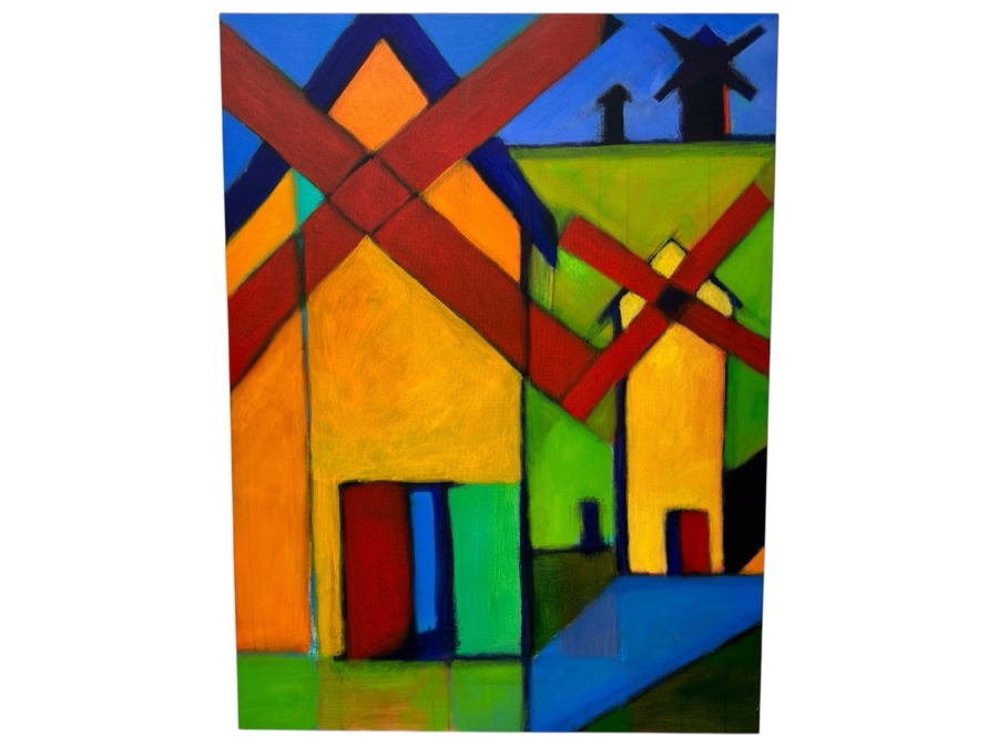 Gerrit Greve (1948-2024, Cardiff by the Sea, CA) Original Acrylic Painting On Canvas Signed Verso 36' X 48' Estimate $1,728 - $2,160