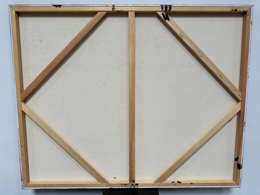 Gerrit Greve (1948-2024, Cardiff by the Sea, CA) Original Acrylic Painting On Canvas Unsigned 60' X 48' Estimate $2,880 - $3,600 [Photo 7]