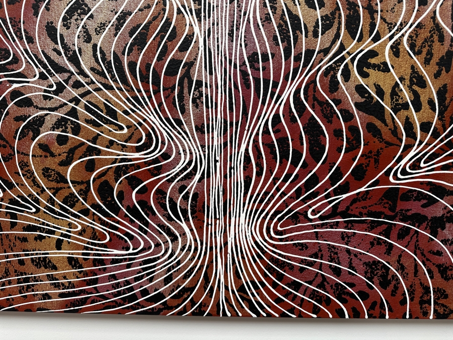 Gerrit Greve (1948-2024, Cardiff by the Sea, CA) Original Acrylic Painting On Canvas Unsigned 60' X 48' Estimate $2,880 - $3,600 [Photo 3]