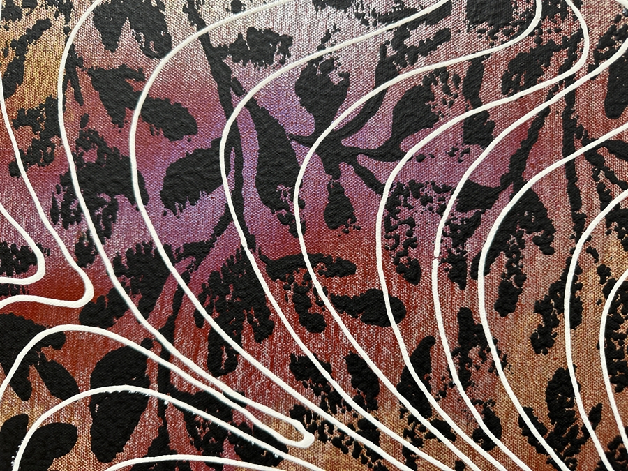 Gerrit Greve (1948-2024, Cardiff by the Sea, CA) Original Acrylic Painting On Canvas Unsigned 60' X 48' Estimate $2,880 - $3,600 [Photo 6]