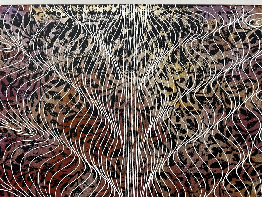 Gerrit Greve (1948-2024, Cardiff by the Sea, CA) Original Acrylic Painting On Canvas Unsigned 60' X 48' Estimate $2,880 - $3,600 [Photo 5]