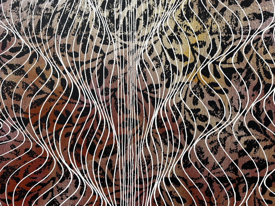 Gerrit Greve (1948-2024, Cardiff by the Sea, CA) Original Acrylic Painting On Canvas Unsigned 60' X 48' Estimate $2,880 - $3,600 [Photo 4]