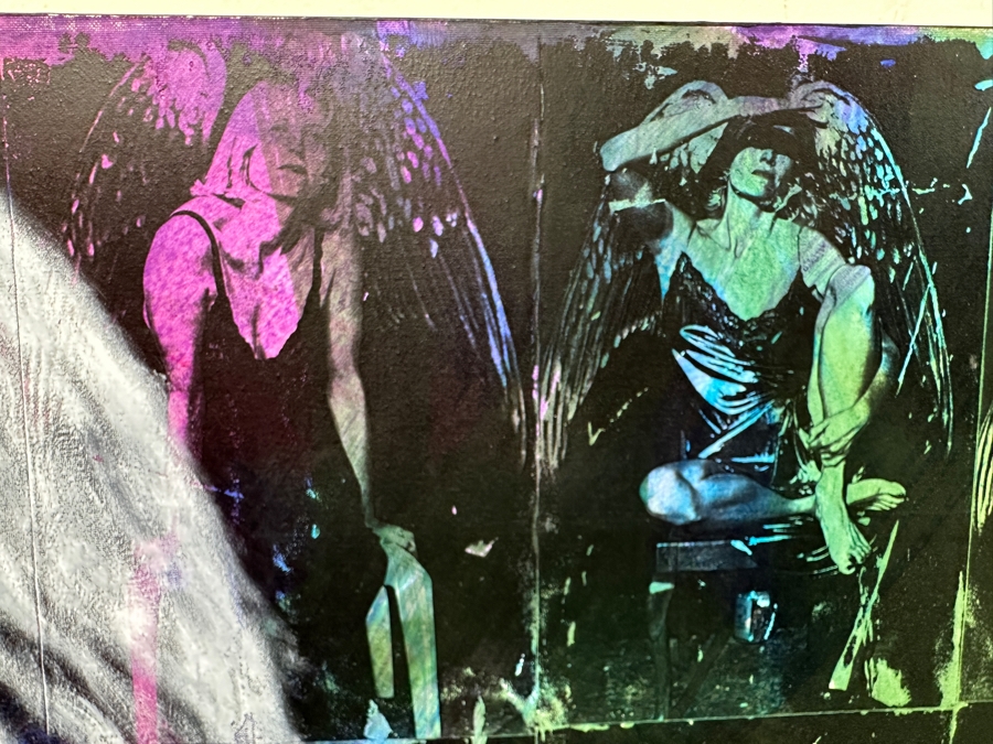 Gerrit Greve (1948-2024, Cardiff by the Sea, CA) Original Acrylic And Carbon Transfers Painting On Canvas Titled 'Passages' 1996 Signed Lower Right And Verso 48' X 60' Estimate $2,880 - $3,600 [Photo 9]