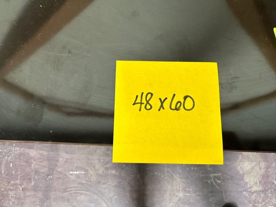 Gerrit Greve (1948-2024, Cardiff by the Sea, CA) Original Acrylic And Carbon Transfers Painting On Canvas Titled 'Passages' 1996 Signed Lower Right And Verso 48' X 60' Estimate $2,880 - $3,600 [Photo 22]