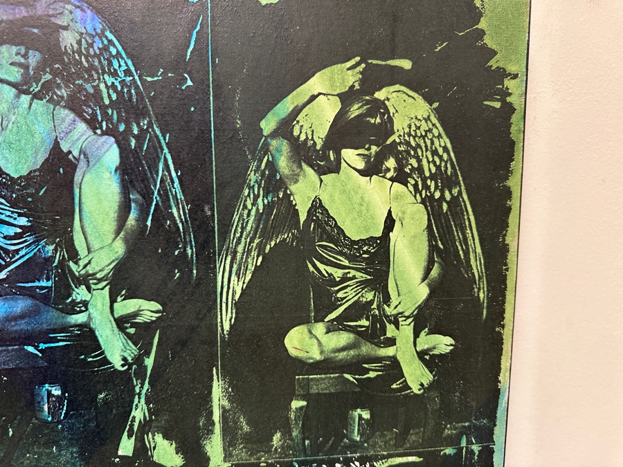 Gerrit Greve (1948-2024, Cardiff by the Sea, CA) Original Acrylic And Carbon Transfers Painting On Canvas Titled 'Passages' 1996 Signed Lower Right And Verso 48' X 60' Estimate $2,880 - $3,600 [Photo 10]