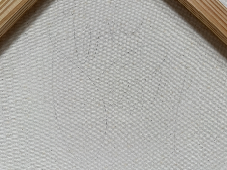 Gerrit Greve (1948-2024, Cardiff by the Sea, CA) Original Acrylic Painting On Canvas Titled 'Abstract Color Field In Manner Of Mark Rothko' 2014 Signed Verso 48' X 60' Estimate $2,880 - $3,600 [Photo 8]