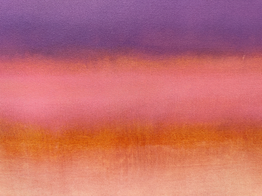 Gerrit Greve (1948-2024, Cardiff by the Sea, CA) Original Acrylic Painting On Canvas Titled 'Abstract Color Field In Manner Of Mark Rothko' 2014 Signed Verso 48' X 60' Estimate $2,880 - $3,600 [Photo 6]