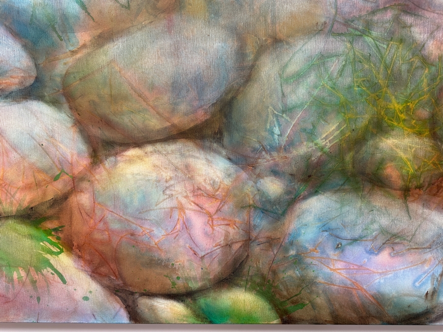 Just Added - Gerrit Greve (1948-2024, Cardiff by the Sea, CA) Original Acrylic Painting On Canvas 2015 Signed Verso 60' X 40' Estimate $2,400 - $3,000 [Photo 3]