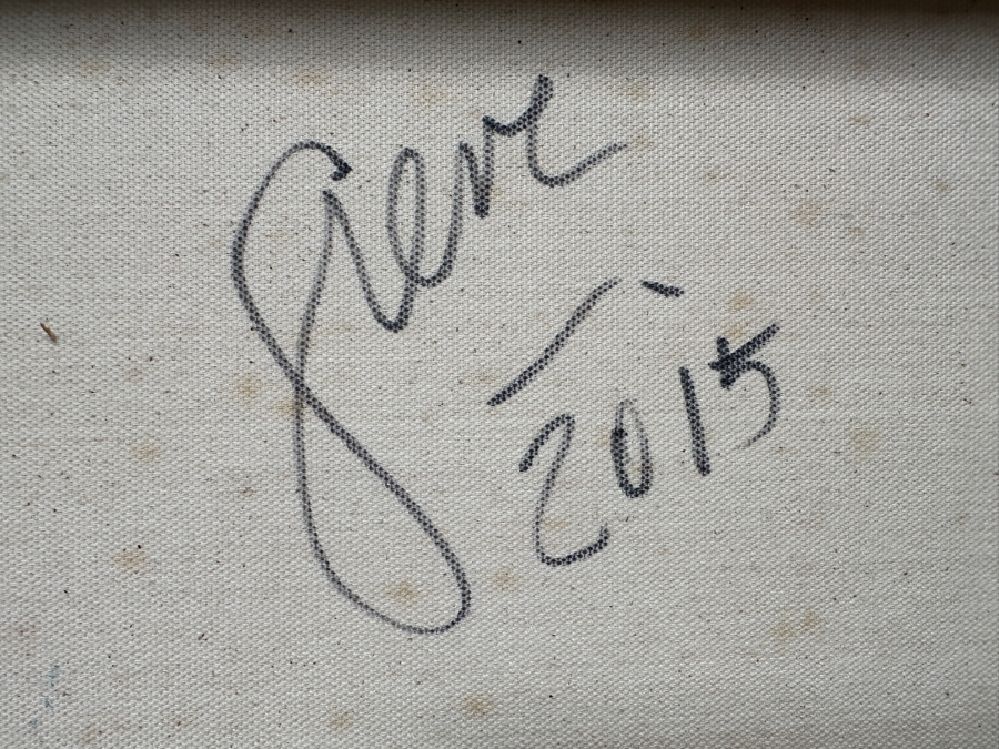 Just Added - Gerrit Greve (1948-2024, Cardiff by the Sea, CA) Original Acrylic Painting On Canvas 2015 Signed Verso 60' X 40' Estimate $2,400 - $3,000 [Photo 8]