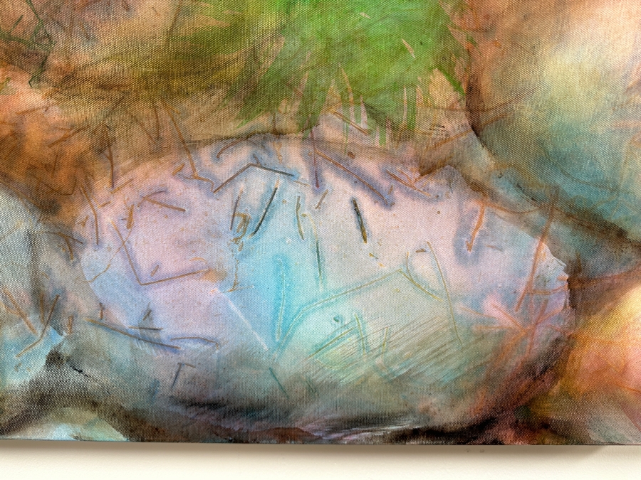 Just Added - Gerrit Greve (1948-2024, Cardiff by the Sea, CA) Original Acrylic Painting On Canvas 2015 Signed Verso 60' X 40' Estimate $2,400 - $3,000 [Photo 5]