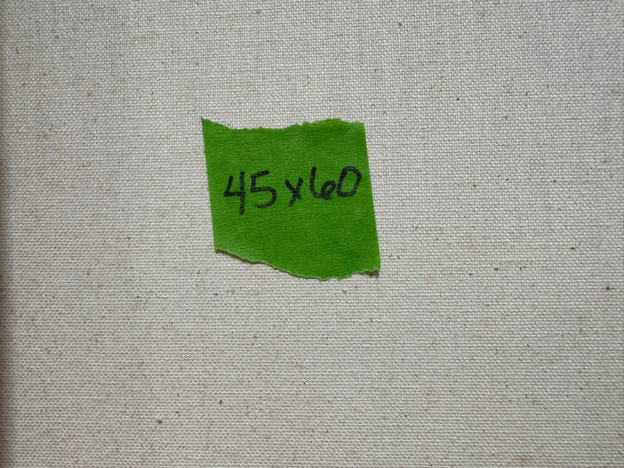 Gerrit Greve (1948-2024, Cardiff by the Sea, CA) Original Acrylic Painting On Canvas Titled 'Her Shadow #1' 1993 Signed Lower Right 45' X 60' Estimate $2,700 - $3,375 [Photo 10]